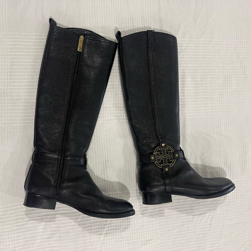 Tory Burch Black Heeled Boots